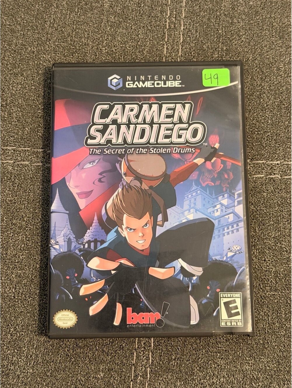 Carmen Sandiego The Secret of the Stolen Drums for Nintendo GameCube